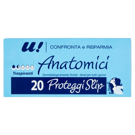 20 Proteggi Slip Anatomici U! Confronta e Risparmia